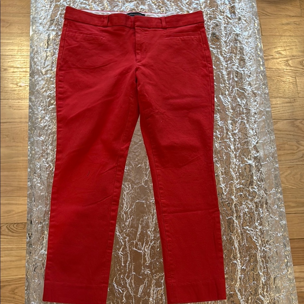 Vibrant Red Pants